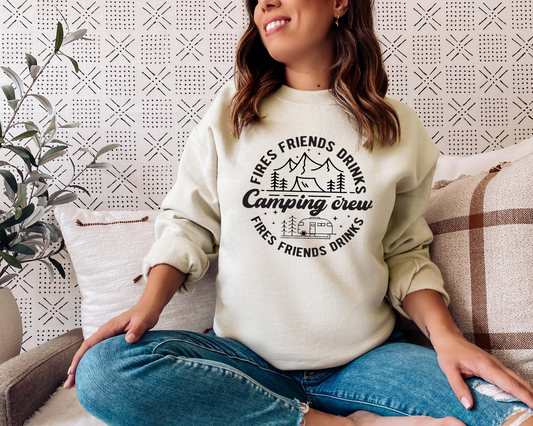 Camping Crew Sweatshirt