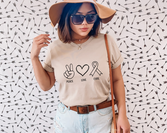 Peace Love Cure Tee