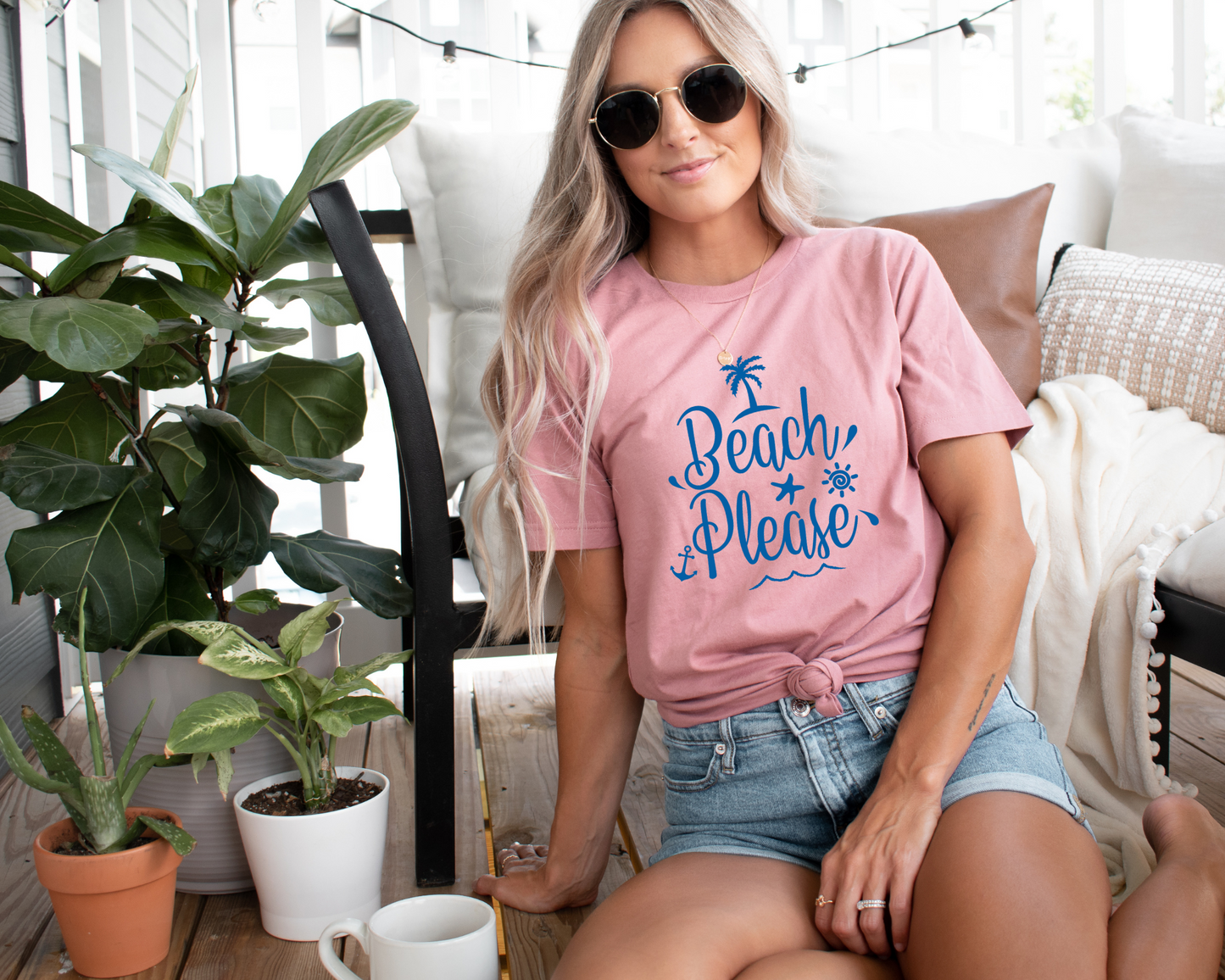 Beach Please Tee