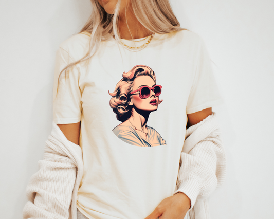 Vintage Women in Sunglasses Tee