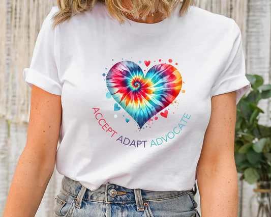 Accept, Adapt, Advocate Tee