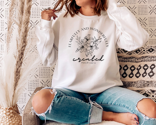 Fearfully and Wonderfully Created Sweatshirt