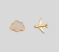 Airplane Cloud Earrings - 14k Gold Plated