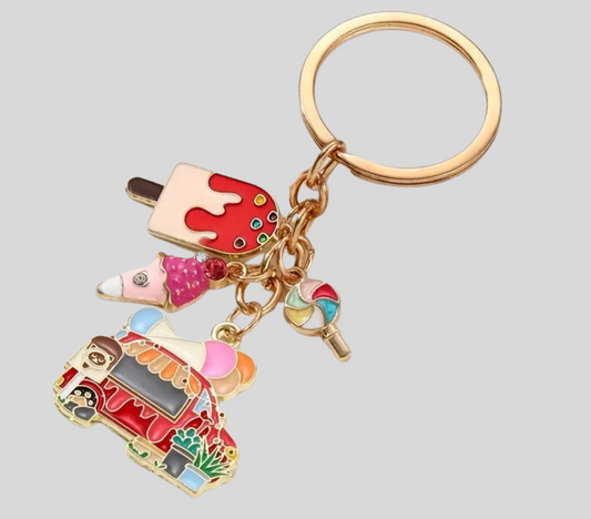 Ice Cream Truck Keychain