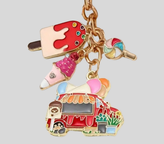 Ice Cream Truck Keychain