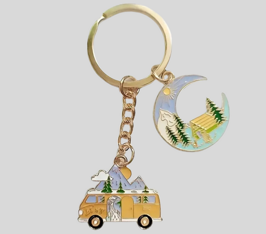 Camping Keychain