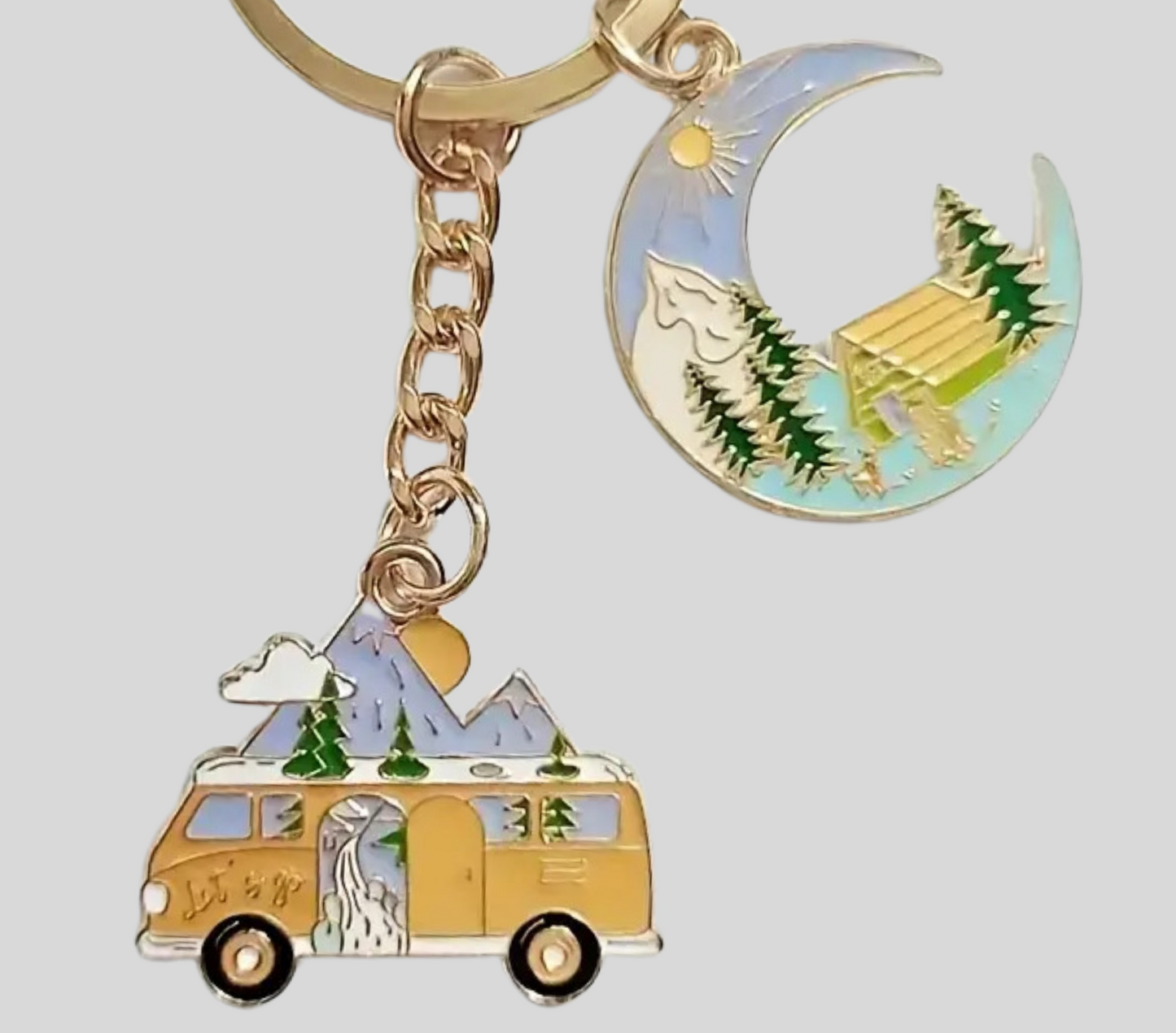 Camping Keychain