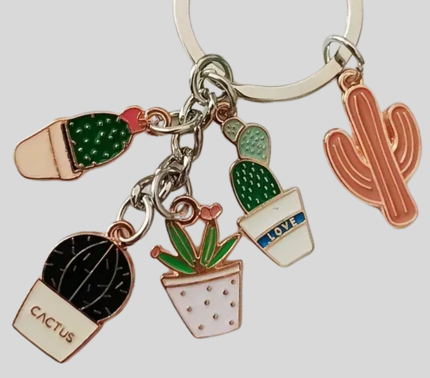 Cactus Keychain