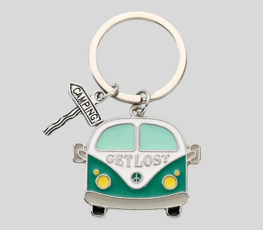 Get Lost Camping Keychain