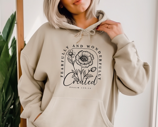 Fearfully and Wonderfully Created Hoodie