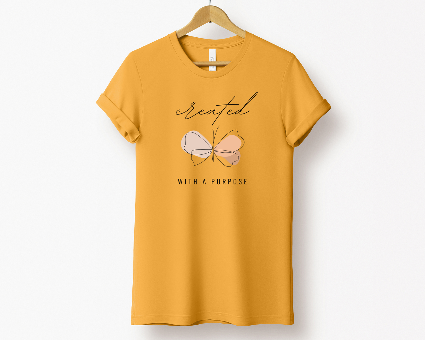 Created With a Purpose Butterfly Tee