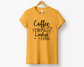 Coffee Strong Lashes Long Tee