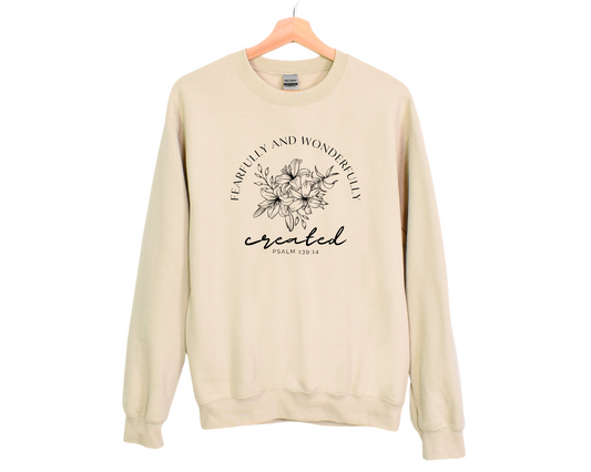 Fearfully and Wonderfully Created Sweatshirt