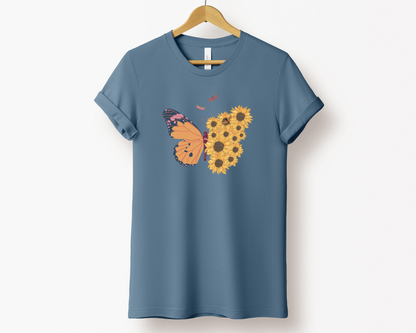 Butterfly Sunflower Tee