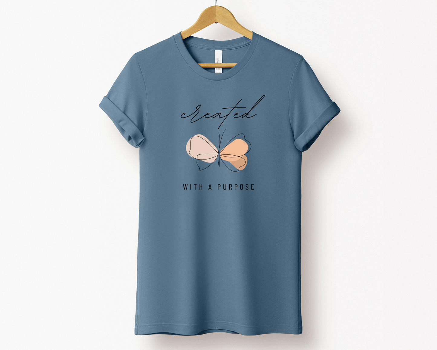 Created With a Purpose Butterfly Tee